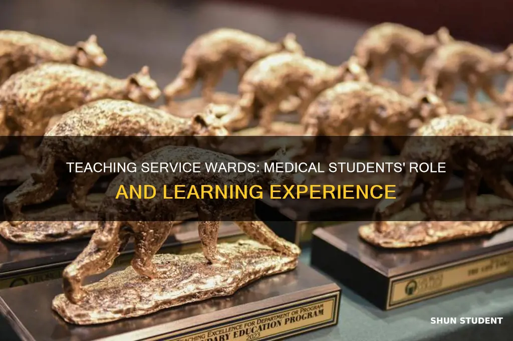 what are teaching service wards medical student