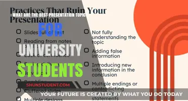University Students: Best Presentation Topics to Impress