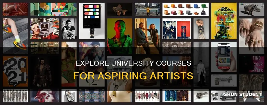 what are the course for art student in university