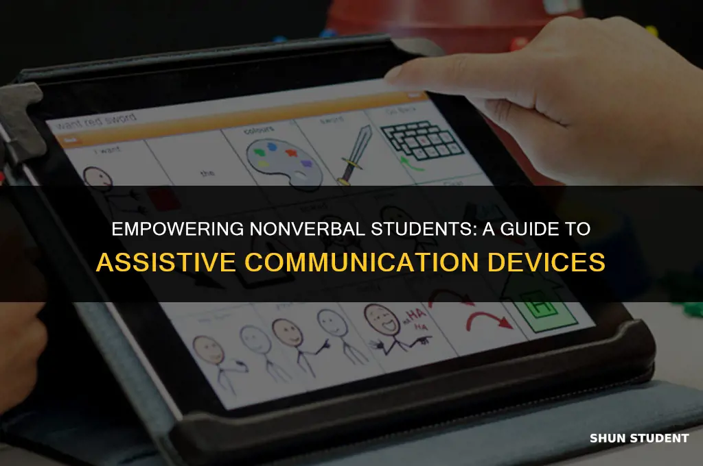 what are the devices called that nonverbal students use