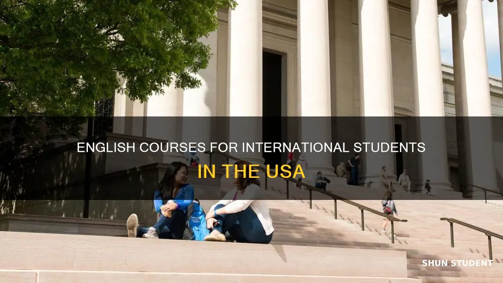 what are the english courses for usa international students