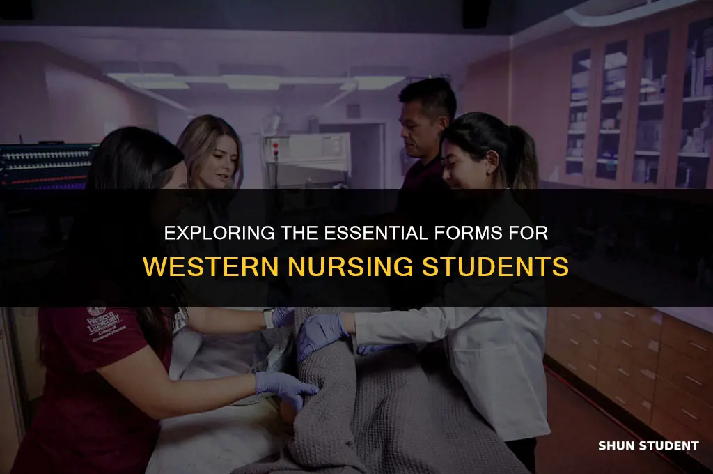 what are the forms that case westrn nursing students use