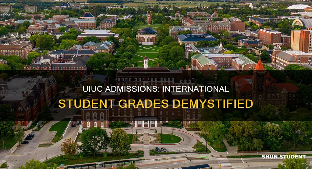 what are the grades requirement for uiuc for international students