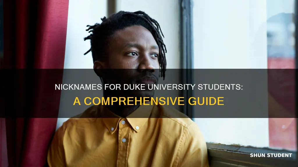 what are the nicknames for students attending duke university