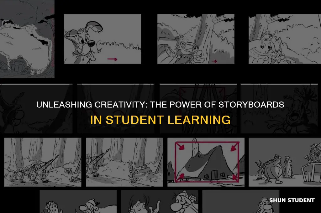 what are the strenthgs of students using storyboards