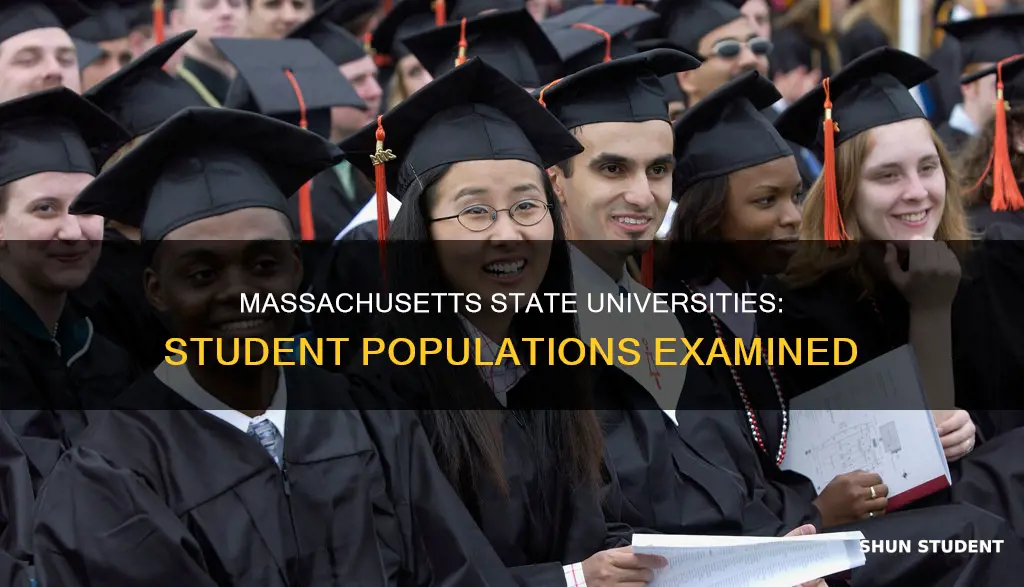what are the student populations of the massachusetts state universities