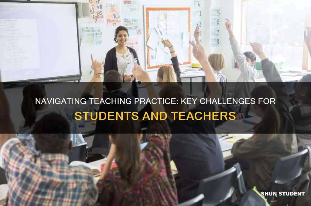 what are the students teachers challenges during teaching practice