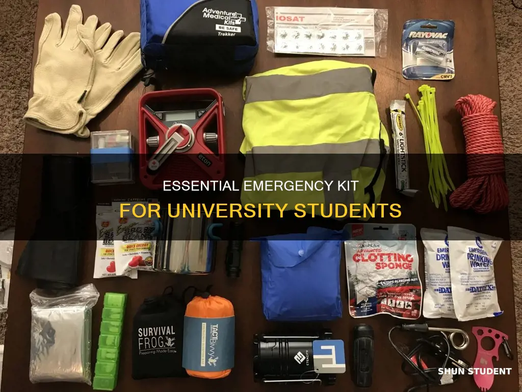 what are the top emergency items university students need