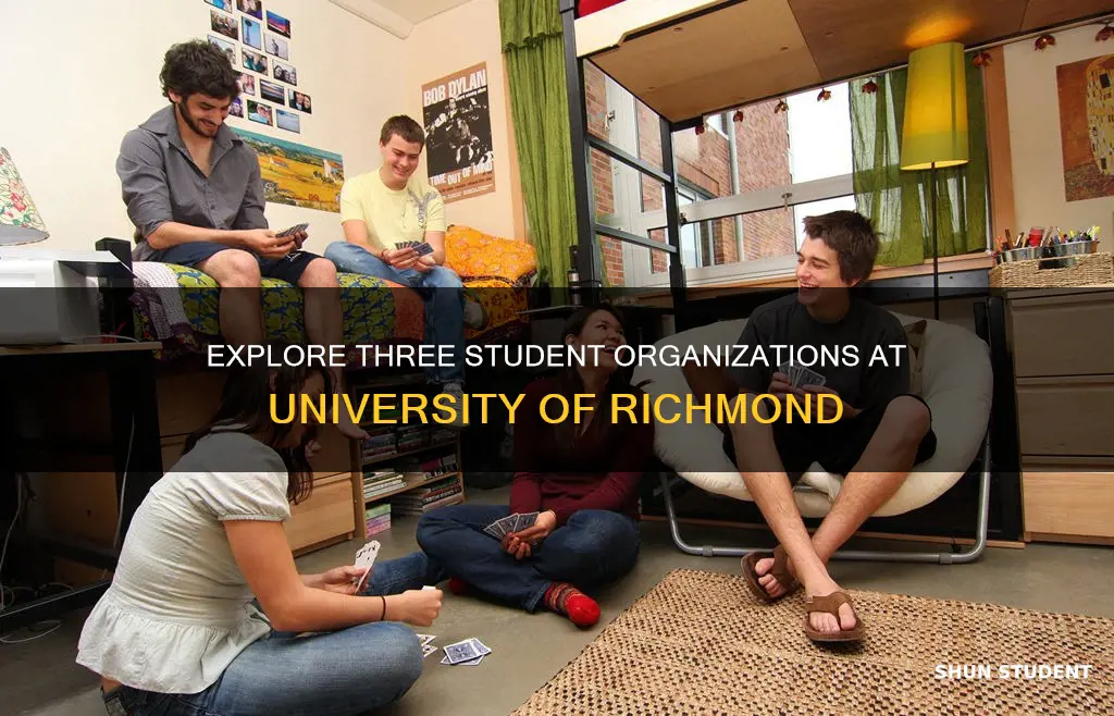 what are three student organizations at the university of richmond