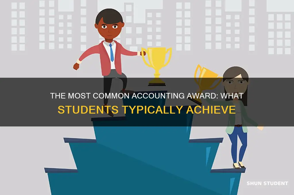 what award will most accounting students end up on