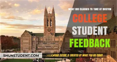 Exploring Biology Course Options at Boston College: Student Insights