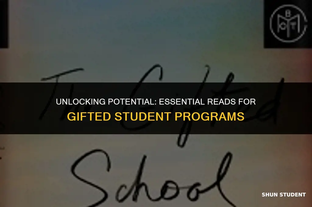 what books are used on gifted students programs