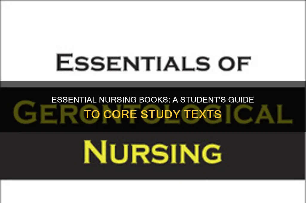 what books will study if you are nursing student