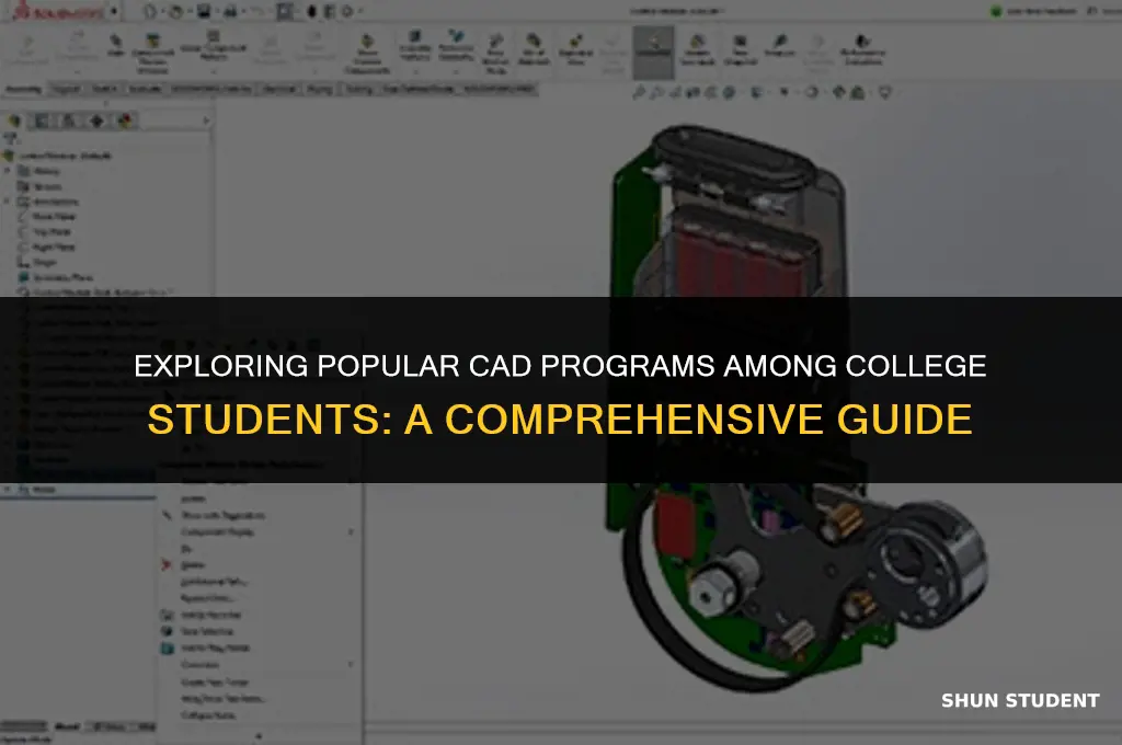 what cad program is used by collge students