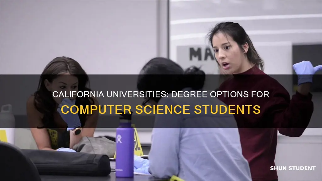 what california universities have a degree for csi students