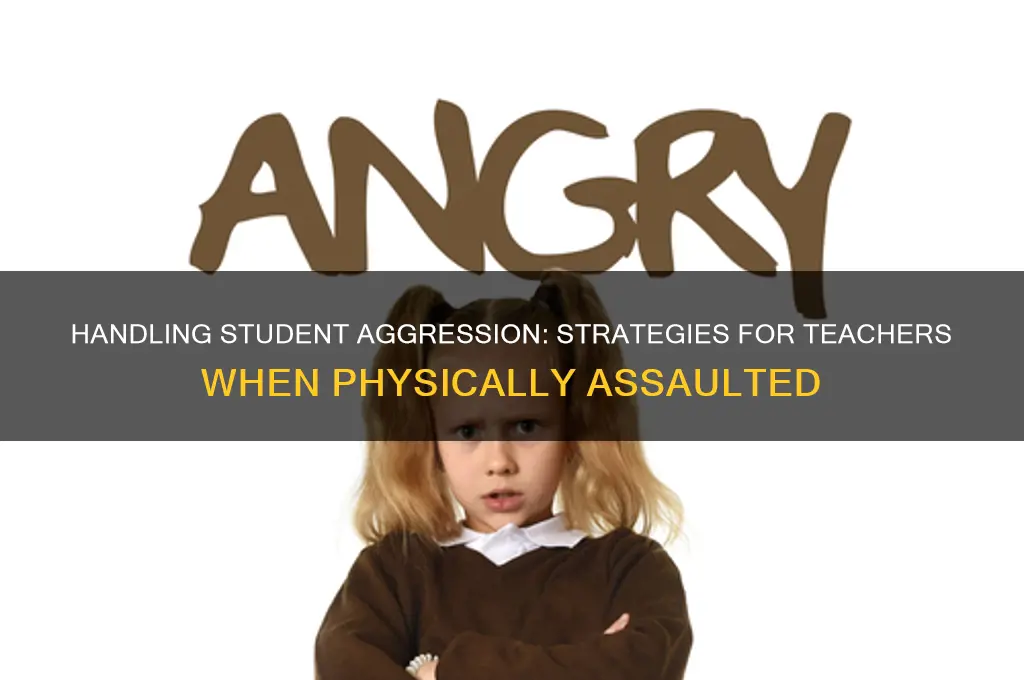 what can a teacher do if a student hits them