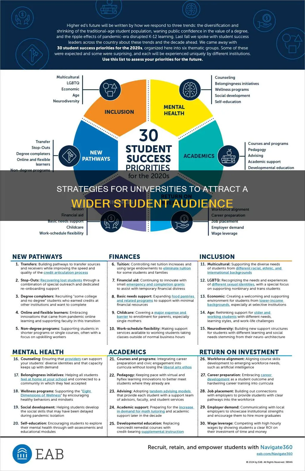 what can a university do to attract more students