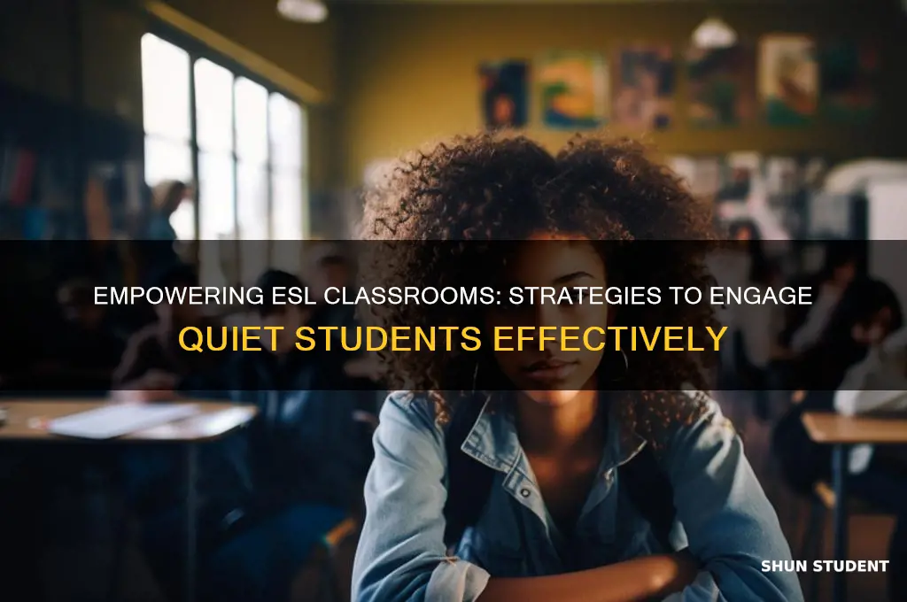 what can esl teacher do to encourage the quiet students