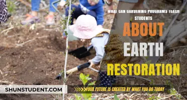 Gardening Programs: Cultivating Earth Restoration Skills in Students
