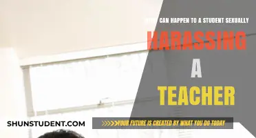 Sexual Harassment Consequences: Students Harassing Teachers Face Severe Penalties