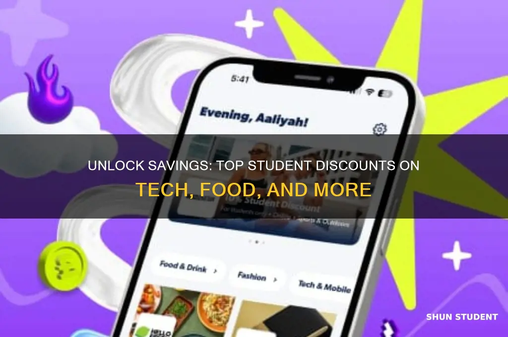 what can i get with student discounts