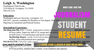 Crafting a Standout Resume for Journalism Students: Tips and Tricks