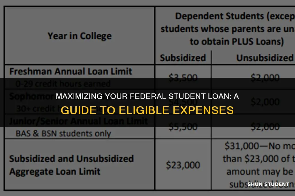 what can i use my federal student loan money for