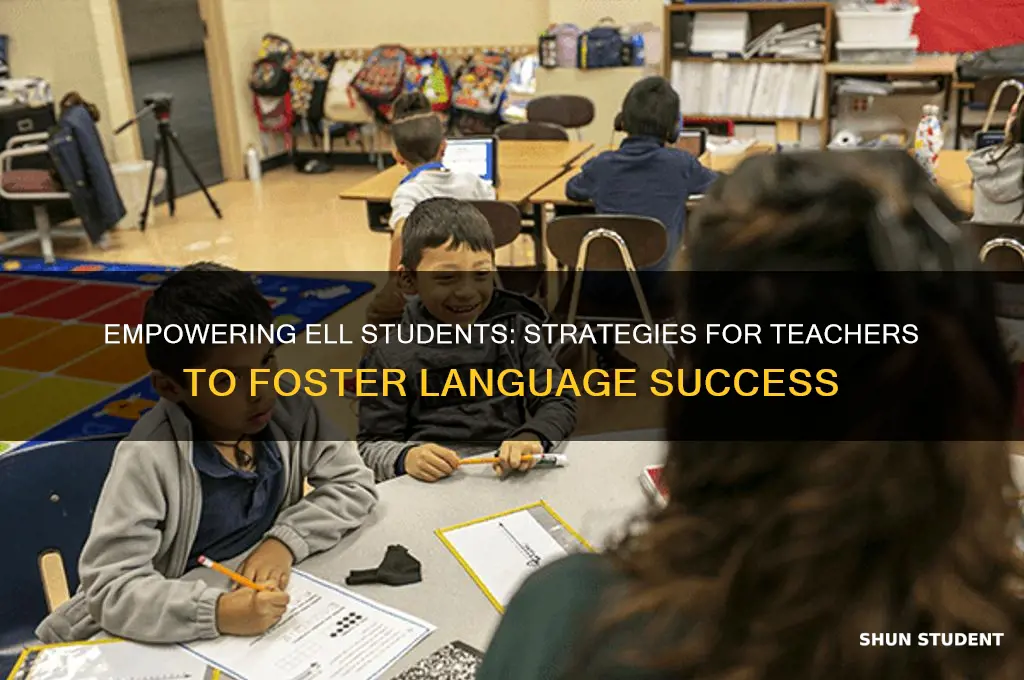 what can teachers do to help ell students