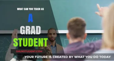 Unlocking Potential: Diverse Teaching Opportunities for Graduate Students