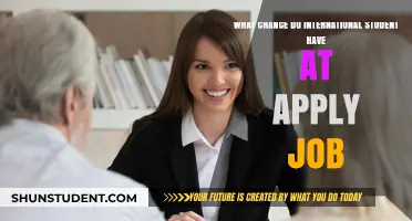International Students: Job Applications and Opportunities