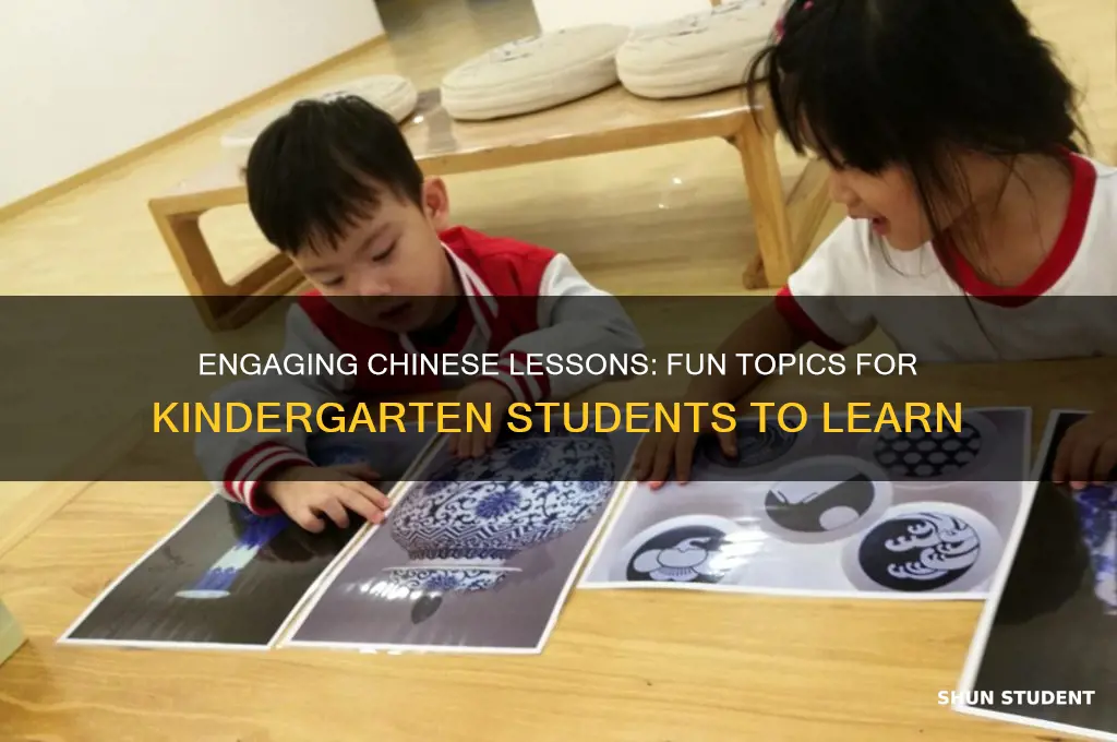 what chinese topic should i teach kindergarten students