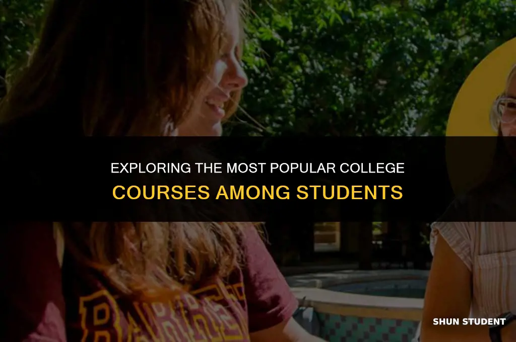 what classes do college students take the most