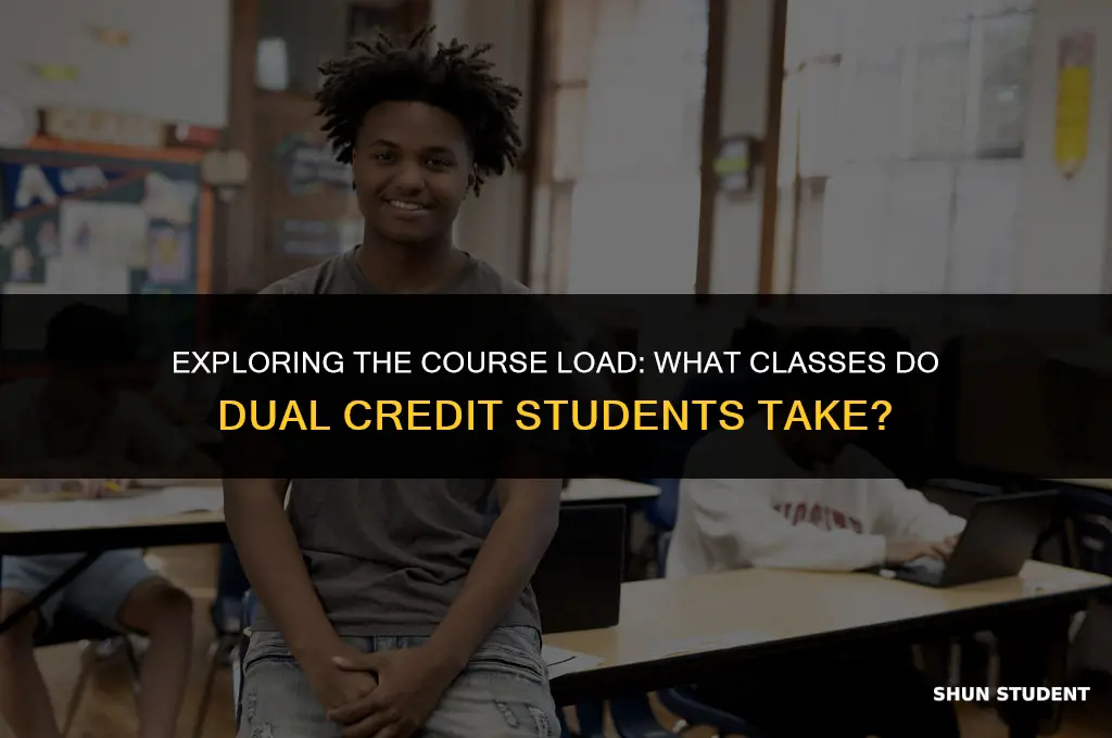 what classes do dual credit students take