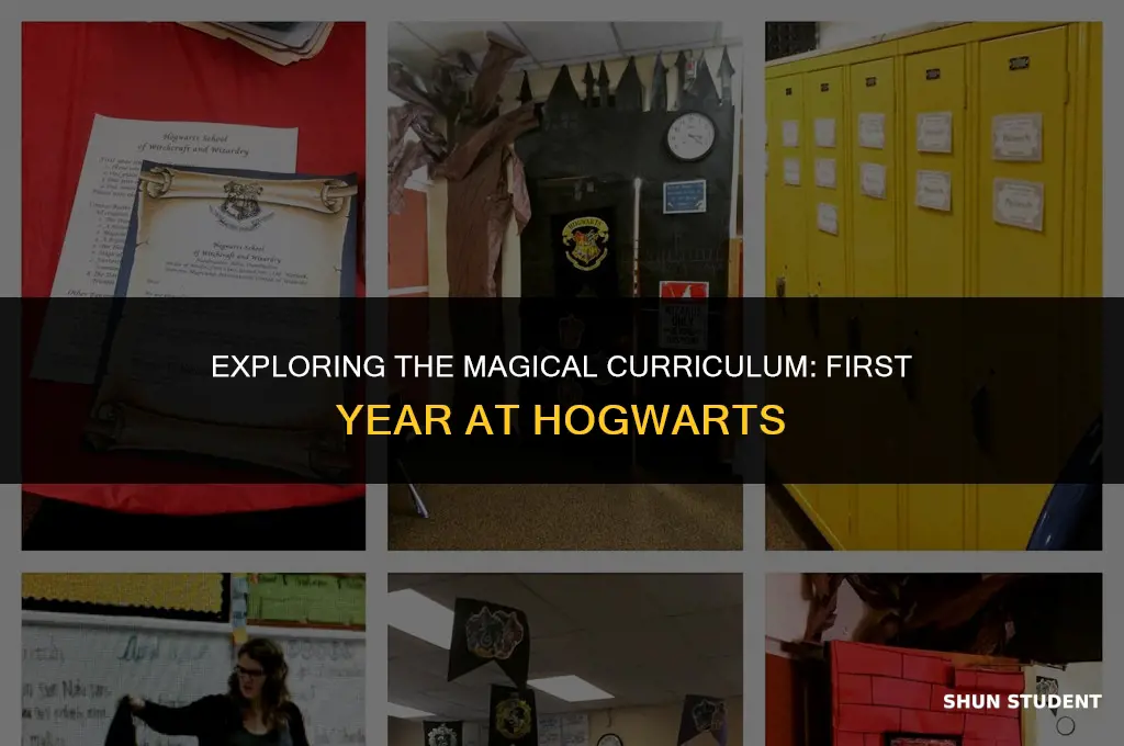 what classes do first year hogwarts students take