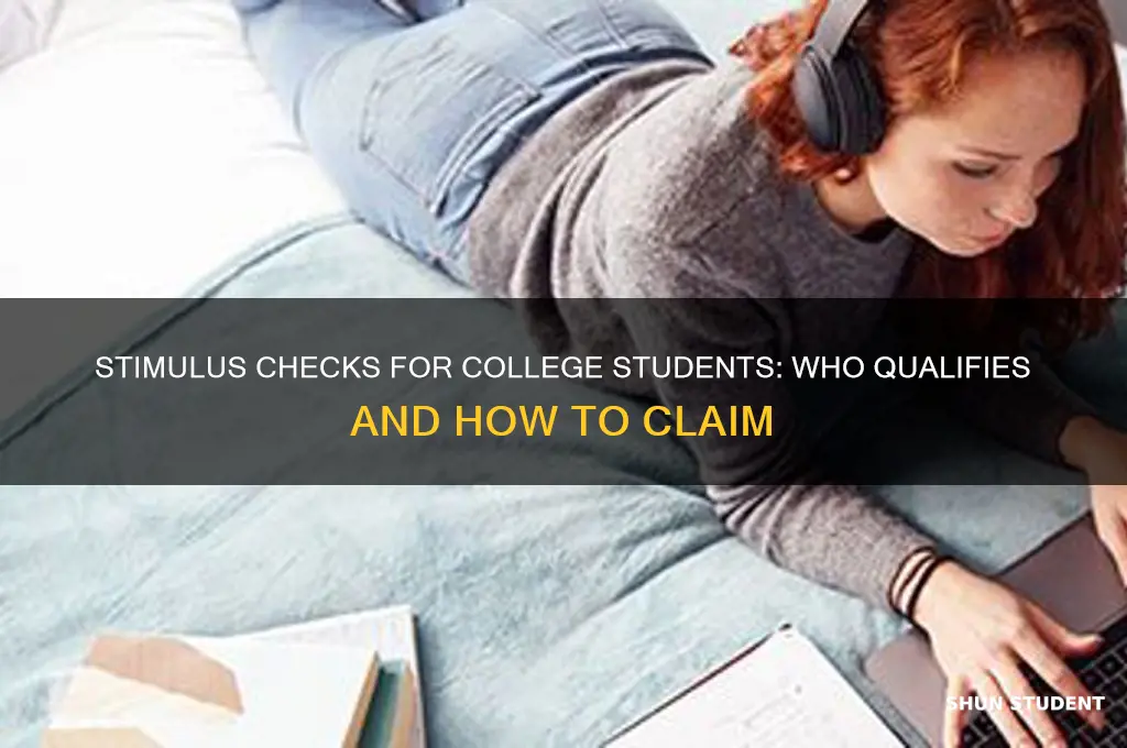 what college students will get a stimulus check