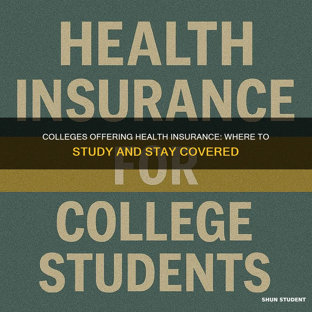 what college university offer health insurance to students