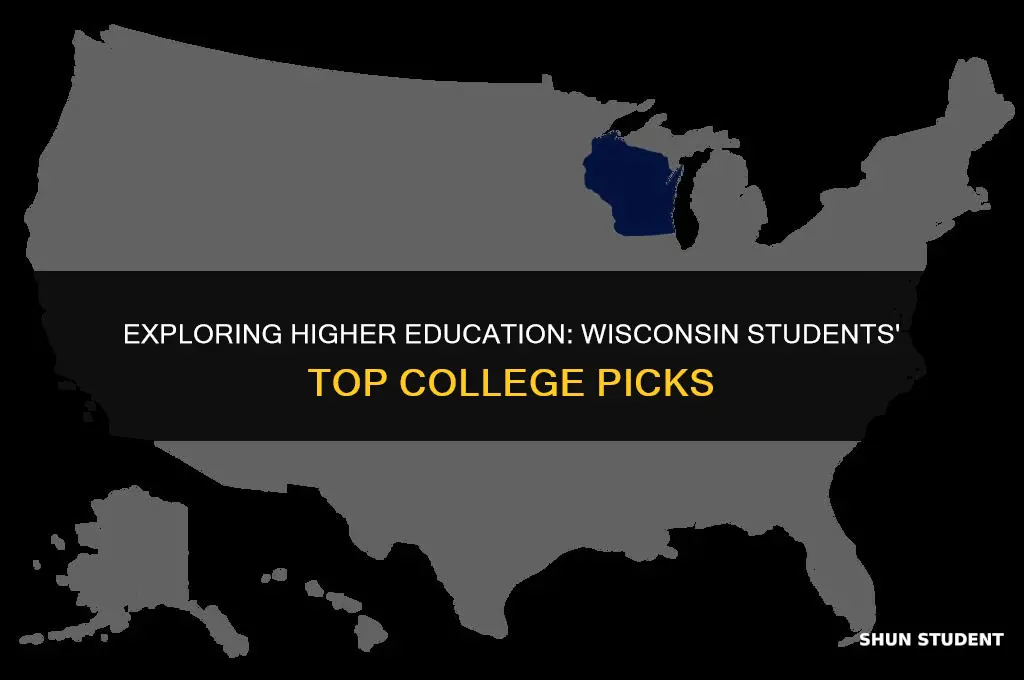what colleges take wisconin students as residence