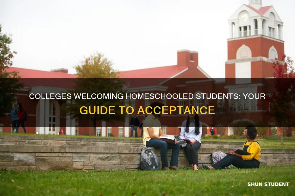 what colleges will acept homeschooled students