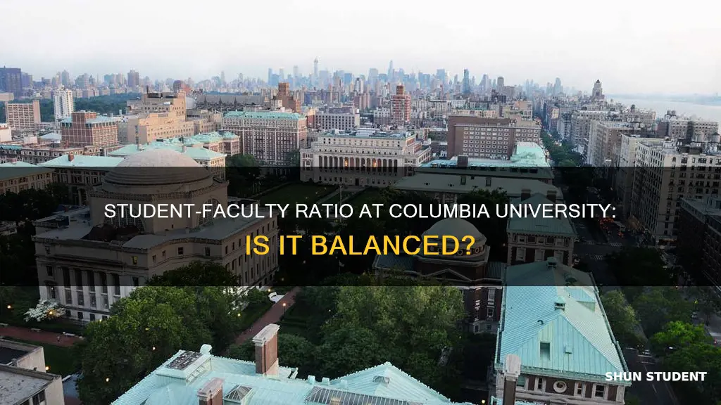 what colombia university student to body ratio