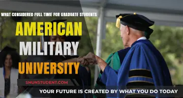 Full-Time Study for Graduate Students at American Military University