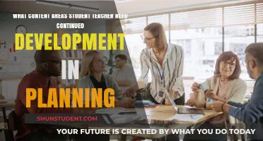 Essential Content Areas for Ongoing Student Teacher Planning Development