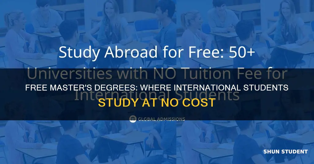 what countries have free masters education for international students