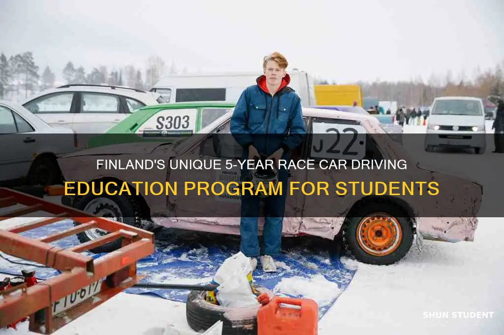 what country teaches racexar driving to students for 5 years