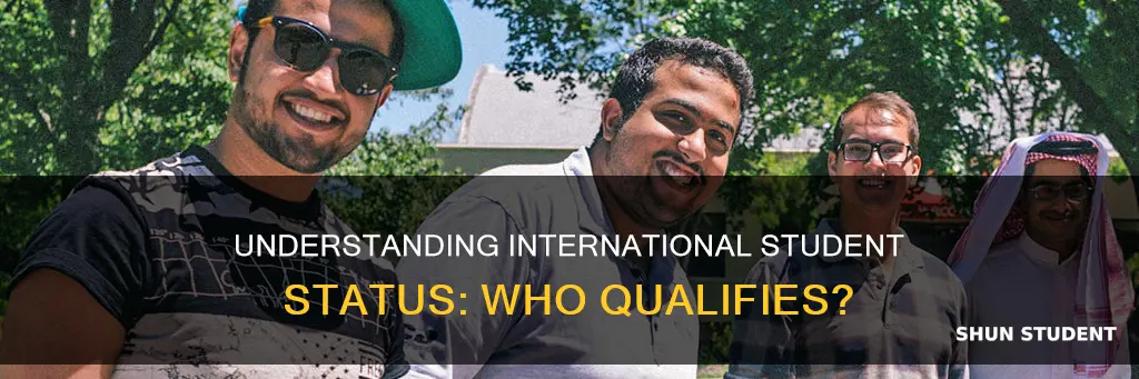 what counts as an international student