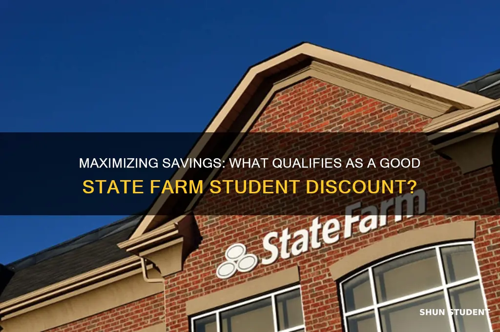 what counts as good student discount for state farm