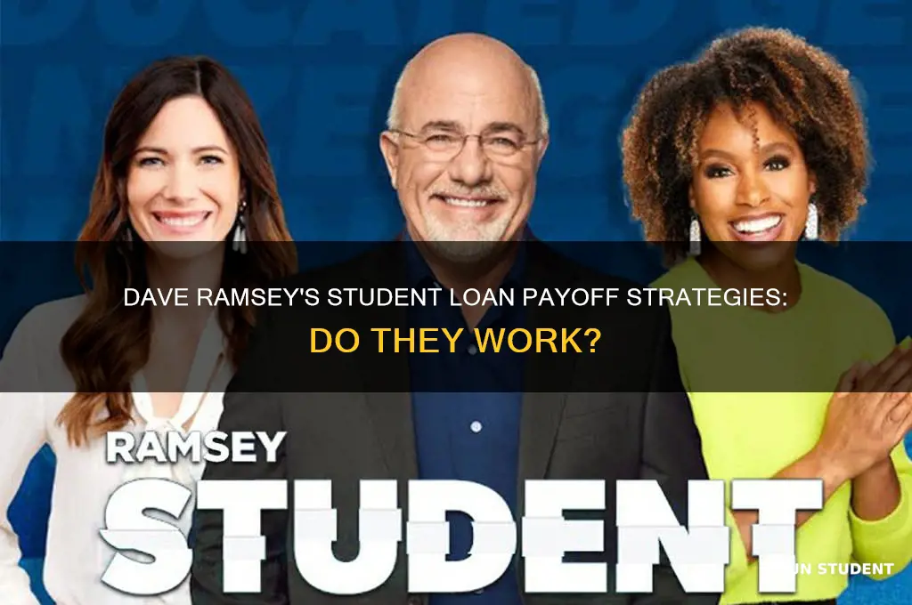 what dave ramsey says about paying off student loans