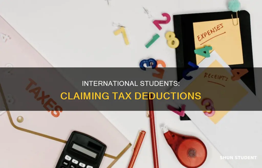 what deductions can an international student claim