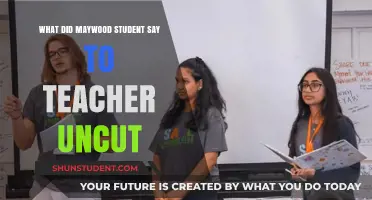 Maywood Student's Uncut Words: What Was Said to the Teacher?