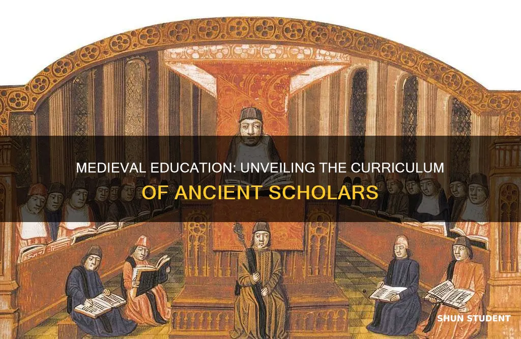 what did students study in medieval universities