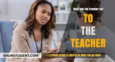 What Did the Student Say? A Teacher's Perspective on Classroom Conversations